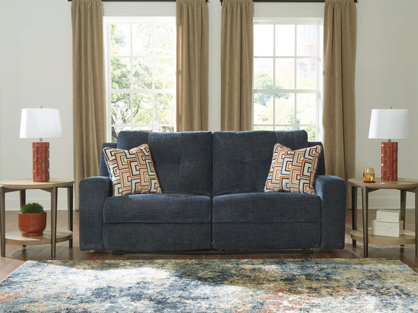 Danum - 2 Seat Reclining Sofa #blue