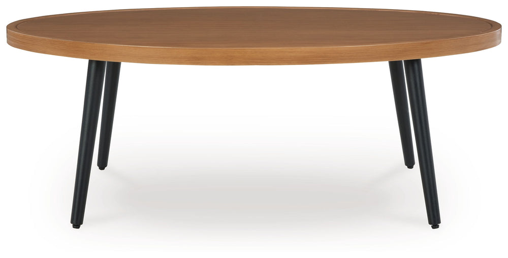 Salón Horizonte - Mesa de Cóctel - Marrón Bicolor