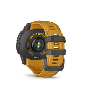Garmin - Instinct 3 Solar GPS Smartwatch 50 mm Fiber-reinforced Polymer - Solar Sunburst with Sunburst/Gray Band - (2026)