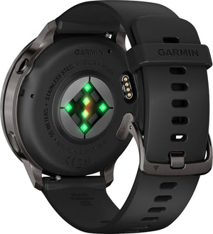 Garmin - Venu 4 GPS Smartwatch 45 mm Fiber-reinforced polymer - Slate - (2025)