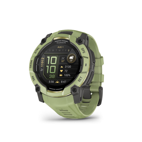 Garmin - Instinct  3 GPS Smartwatch 50 mm AMOLED  Fiber-reinforced Polymer - Fern Green with Fern Green Band - (2026)