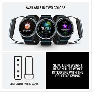 Garmin - Approach J1 Junior Golf GPS Smartwatch 43mm Anodized Aluminum - Cloud Blue Aluminum Bezel - (2026)