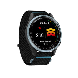Garmin - Approach J1 Junior Golf GPS Smartwatch 43mm Anodized Aluminum - Cloud Blue Aluminum Bezel - (2026)