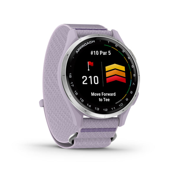Garmin - Approach J1 Junior Golf GPS Smartwatch 43mm Anodized Aluminum - Silver Aluminum Bezel - (2026)