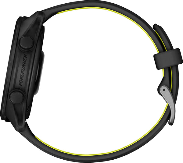 Garmin - Forerunner 170 GPS Smartwatch 43 mm Fiber-Reinforced polymer - Black/Amp Yellow - (2026)