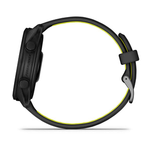Garmin - Forerunner 170 Music GPS Smartwatch 43 mm Fiber-Reinforced polymer - Black/Amp Yellow - (2026)