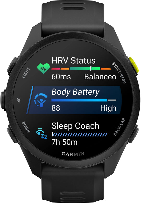 Garmin - Forerunner 70 GPS Smartwatch 43 mm Fiber-Reinforced polymer - Black - (2026)