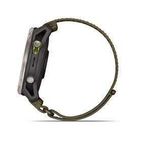 Garmin - Enduro 4 GPS Smartwatch 51mm Fiber-reinforced polymer - Titanium with Dark Olive ComfortFit fabric band - (2026)