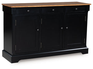 Wildenauer - Aparador de comedor - Marrón / Negro