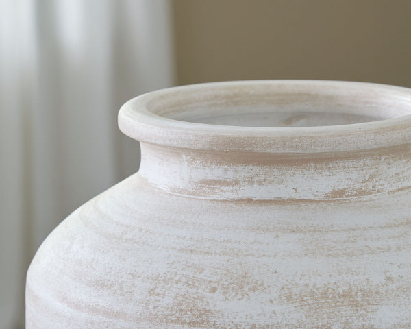 Meadie - 12" Vase #white