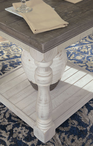 Havalance - Mesa auxiliar rectangular - Gris / Blanco
