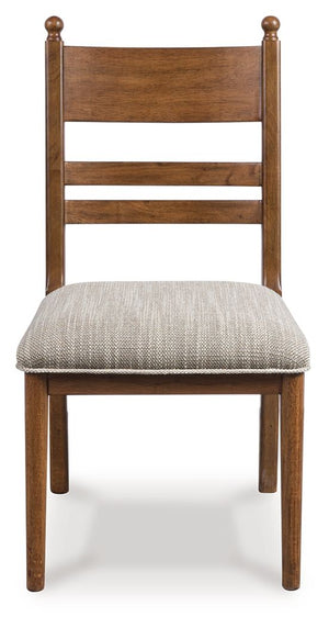 Greddinton - Dining Upholstered Side Chair (Set of 2) #lightbrown