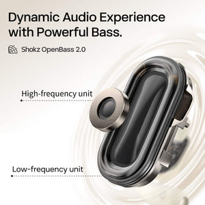 Shokz - OpenFit 2 Open-Ear True Wireless Earbuds - Beige