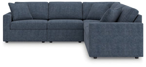 Modmax - 5 Piece Sectional #blue #5pc.sectional