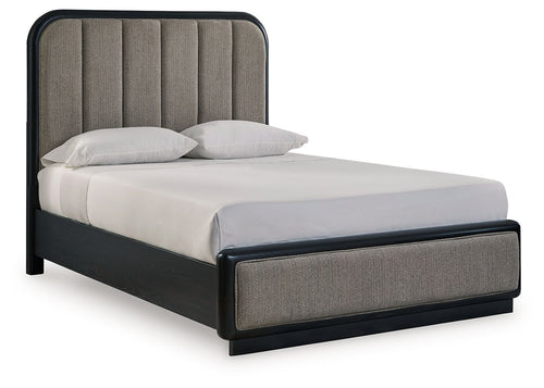 Rowanbeck - Upholstered Panel Bed #queen