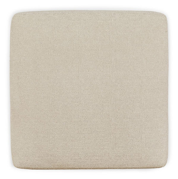 Edenfield - Oversized Accent Ottoman #beige