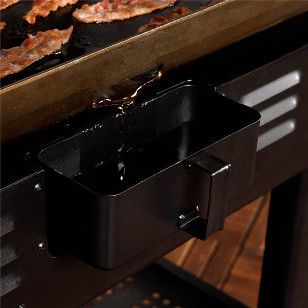 Blackstone - Original 36-in. Outdoor Omnivore Griddle with Hood and Folding Shelves - Black
