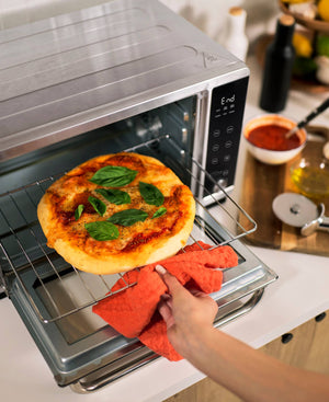 bella PRO - 6-Slice Air Fryer Toaster Oven (0.88 Cu. Ft.) - Stainless Steel