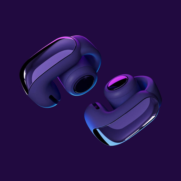 Bose - Ultra Open-Ear True Wireless Open Earbuds - Midnight Violet
