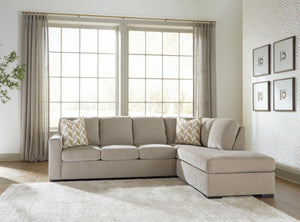 Bridgepoint - Sleeper Sectional #beige #2pc.rightarmfacingcornerchaisesleepersectional
