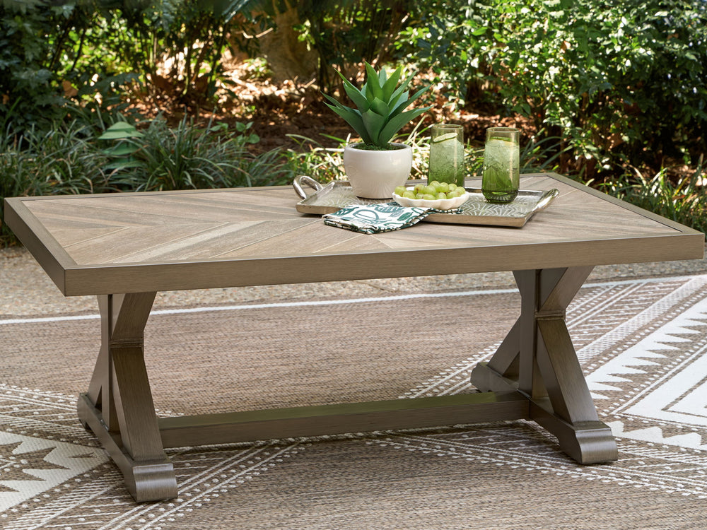 Laguna Heights - Mesa de centro rectangular - Beige