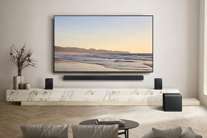 Samsung - Q-Series HW-QS750F 5.1.2 Ch Soundbar with Subwoofer and Rear Speakers - Titan Black