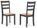 Gesthaven - Dining Room Side Chair (Set of 2) #darkbrown