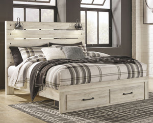 Cambeck - Panel Bed #king #2drawers