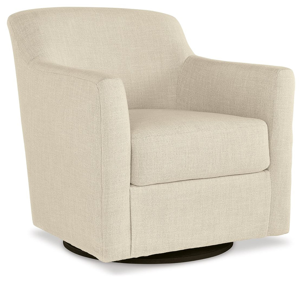 Bradney - Swivel Accent Chair #lightbrown