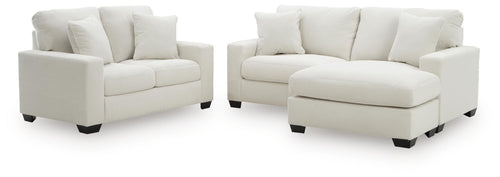 Greenbriar - Living Room Set #white #2pc.sofachaise,loveseat