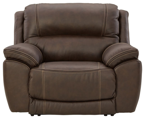 Dunleith - Sillón reclinable de pared cero con cabecero eléctrico - Chocolate