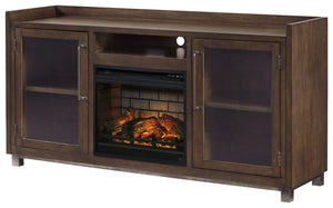 Starmore - TV Stand #2pc.70"tvstandwithfauxfirebrickfireplaceinsert