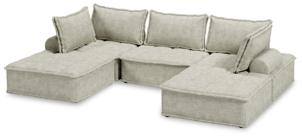Bales - 5 Piece Sectional #lightbrown