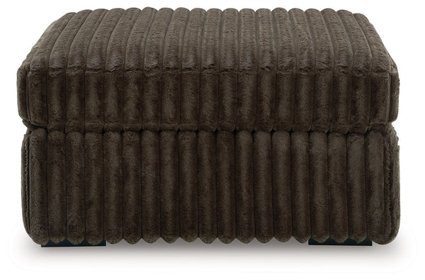Midnight-Madness - Oversized Accent Ottoman #darkbrown
