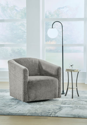 Bramner - Sillón giratorio decorativo - Carbón