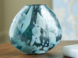 Cartshaw - Vase #7.75"wx3.25"dx7"h