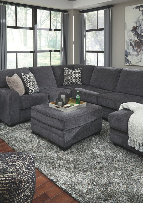 Tracling - 4 Piece Sectional Set #2pc.leftarmfacingcornerchaisesectional,accentottoman