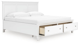 Fortman - Panel Bed #king #2drawers
