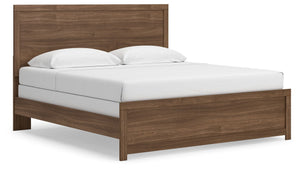 Broachmyn - Panel Bed #lightbrown #king