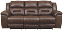 Stoneland - Power Reclining Sofa #darkbrown