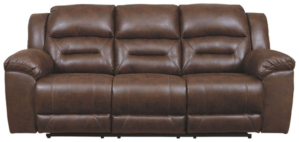 Stoneland - Power Reclining Sofa #darkbrown