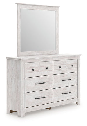Makidern - Six Drawer Dresser #white #dresser&mirror
