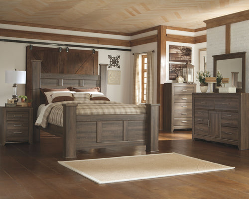 Juararo - Poster Bedroom Set #6pc.bed,dresser,mirror,chest|7pc.bed,dresser,mirror,chest,nightstand|7pc.bed,dresser,mirror,2nightstands|5pc.bed,dresser,mirror #queen
