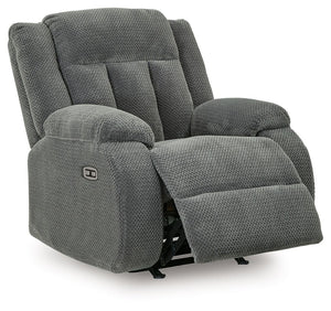 Observación - Sillón reclinable Power Rocker - Acero
