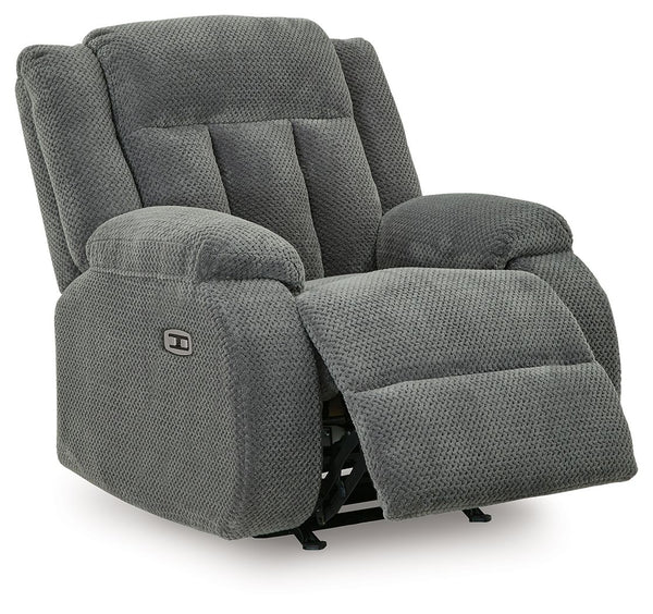 Observación - Sillón reclinable Power Rocker - Acero