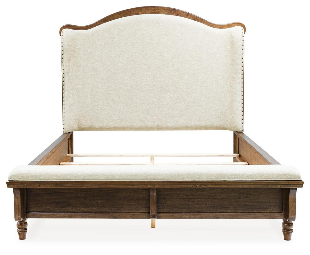 Sturlayne - Upholstered Panel Bed #queen