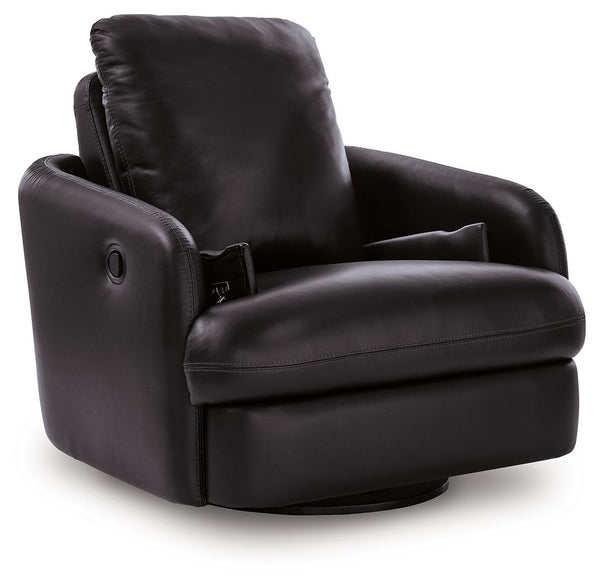 Modmax II - Sillón Reclinable con Planeador Giratorio - Negro