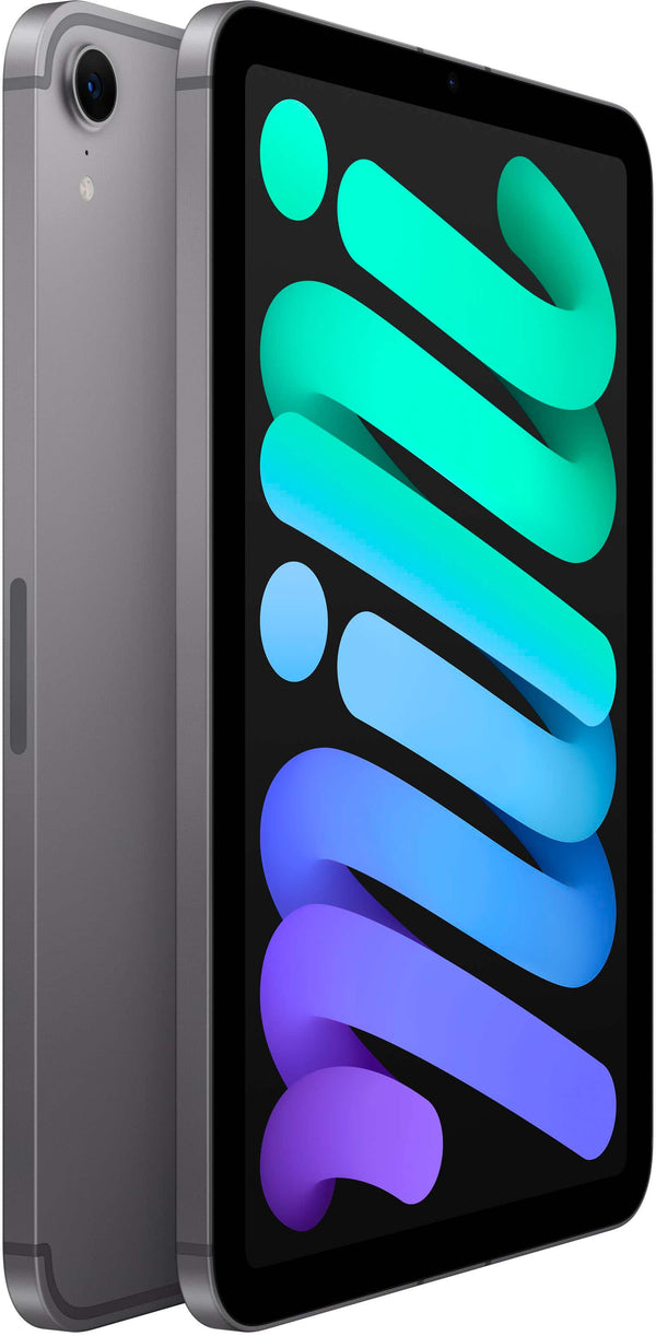 Apple - iPad mini (A17 Pro chip) - Built for Apple Intelligence - Wi-Fi + Cellular 512GB - Space Gray