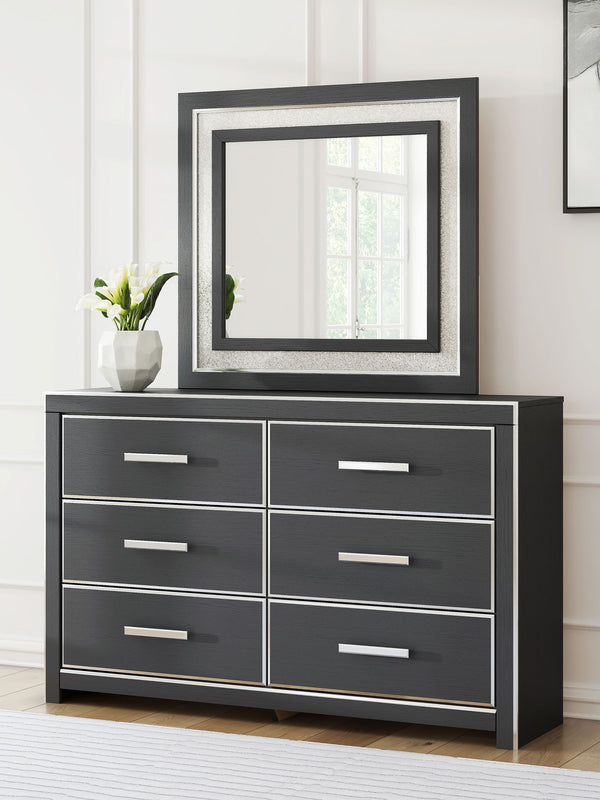 Zuraleus - Six Drawer Dresser #black