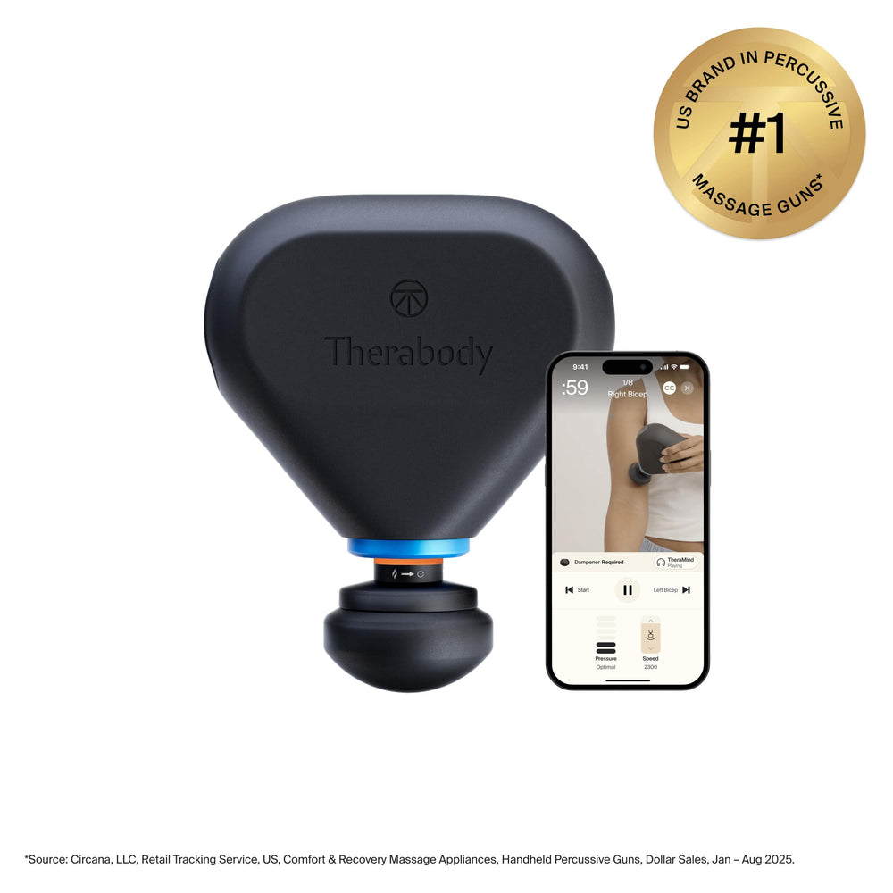 Therabody - Theragun Mini Plus - Heated, Travel-Sized Massage For Faster Recovery On-The-Go - Black